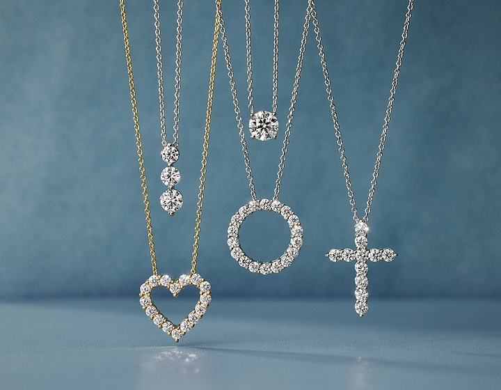 Diamond necklaces